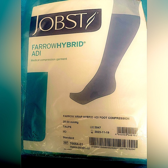 hybrid JOBST compression stockings/socks Farrow New in package Hosiery beige - Picture 2 of 5